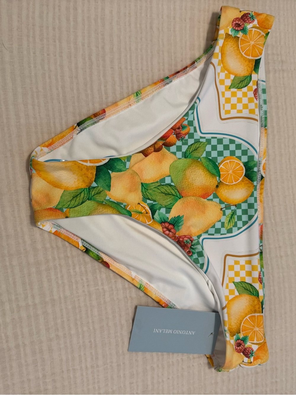 🍋 Citrus Babe Bikini Bottoms – Italian Summer Vibes. NWT - Picture 3 of 7